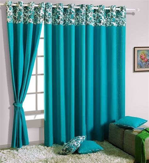 turquoise white curtains|white curtains with turquoise pattern.